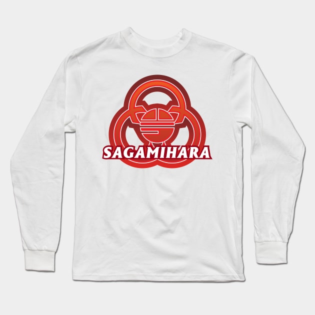 Sagamihara Municipality Japanese Symbol Long Sleeve T-Shirt by PsychicCat